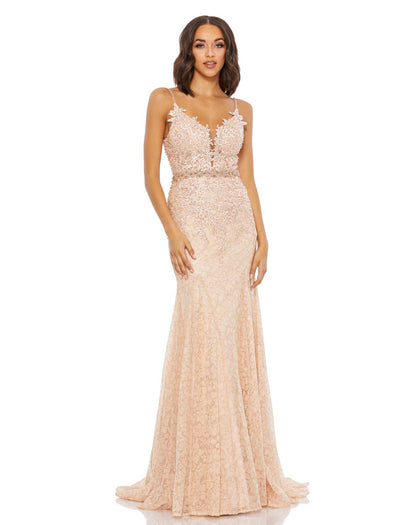 Formal Dresses Formal Long Sweep Train Gown Blush