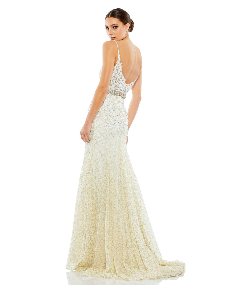 Formal Dresses Formal Long Sweep Train Gown Ivory