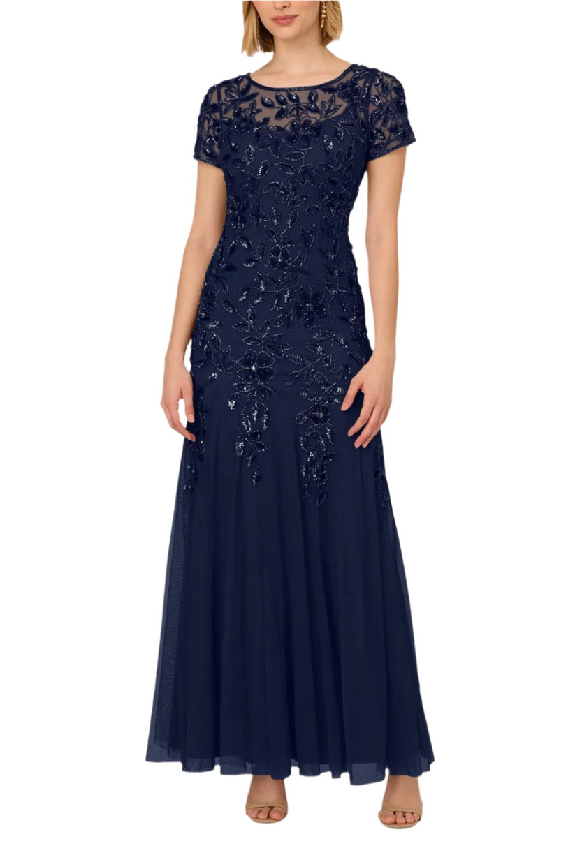 Formal Dresses Long Beaded Formal Dress LIGHT NAVY