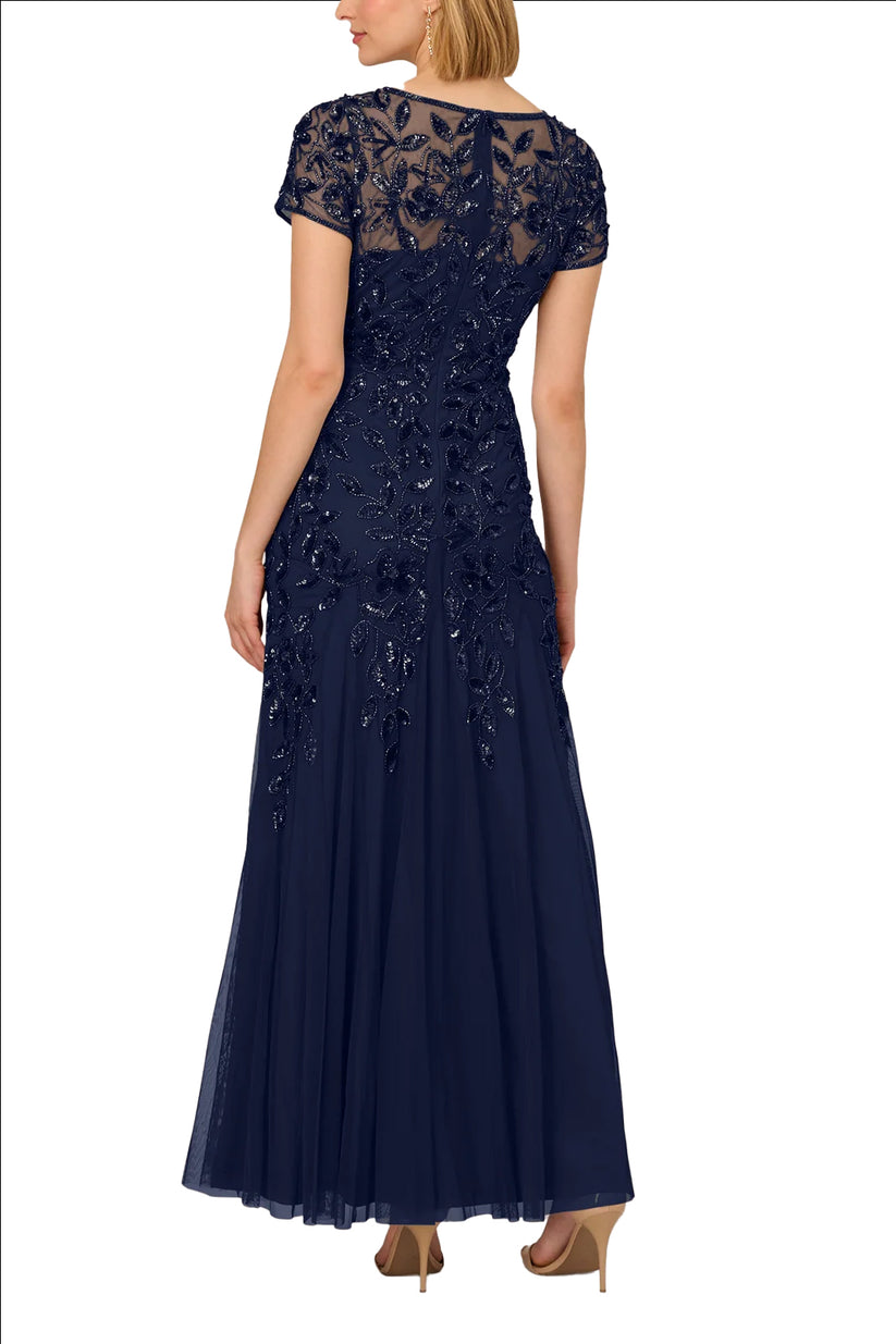 Formal Dresses Long Beaded Formal Dress LIGHT NAVY