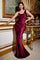 Prom Dresses Long Fitted Evening Gown Burgundy