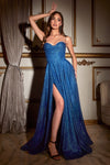 Prom Dresses Sparkling Long Evening Gown Royal