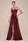 Prom Dresses A Line Prom Long Dress Burgundy