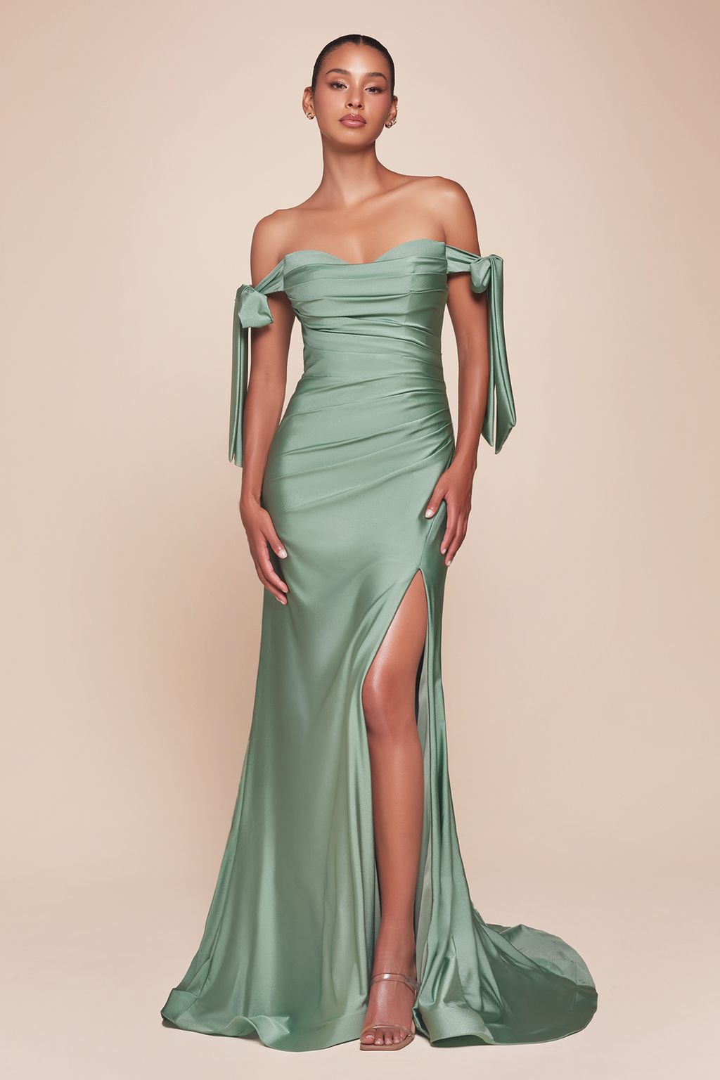 Prom Dresses Sexy Formal Long Prom Dress Dark Sage