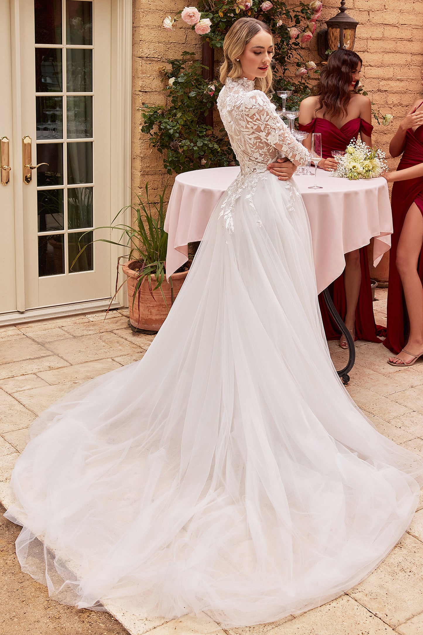 Wedding Dresses Long Sleeve Wedding Gown Off White