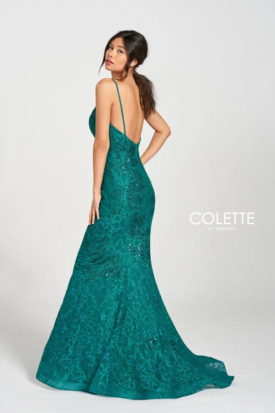 Prom Dresses Fitted Formal Mermaid Prom Long Dress Jade