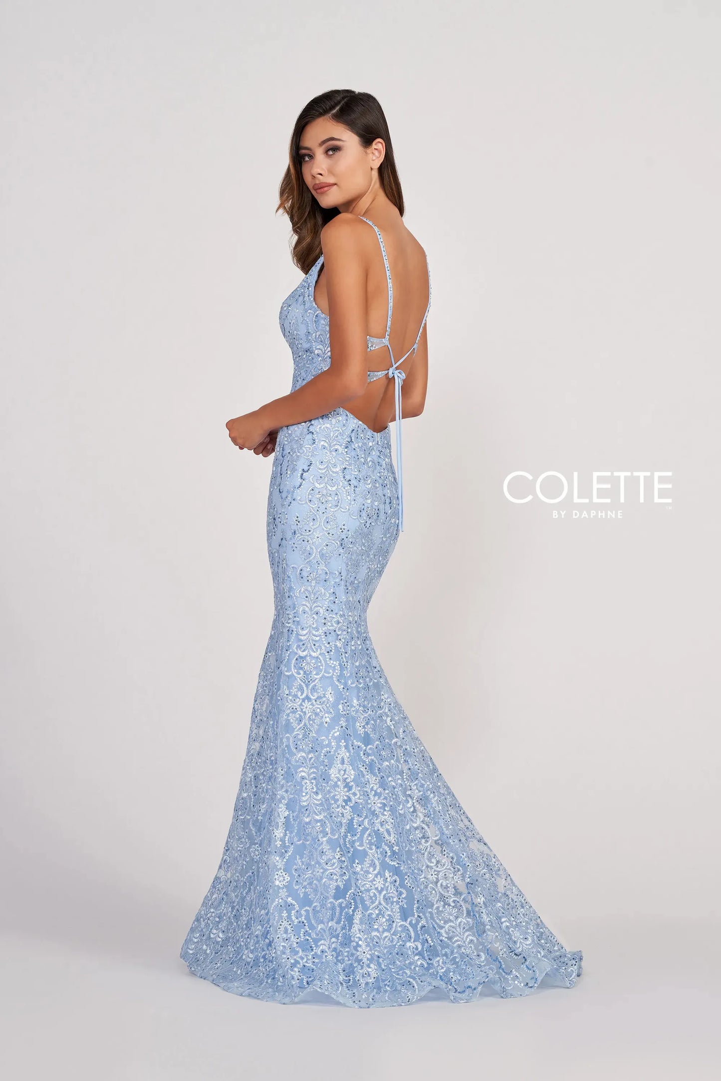 Prom Dresses Long Fitted Prom Mermaid Formal Dress Periwinkle