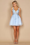 Homecoming Dresses Short Formal Graduation Sexy Prom Dress Baby Blue