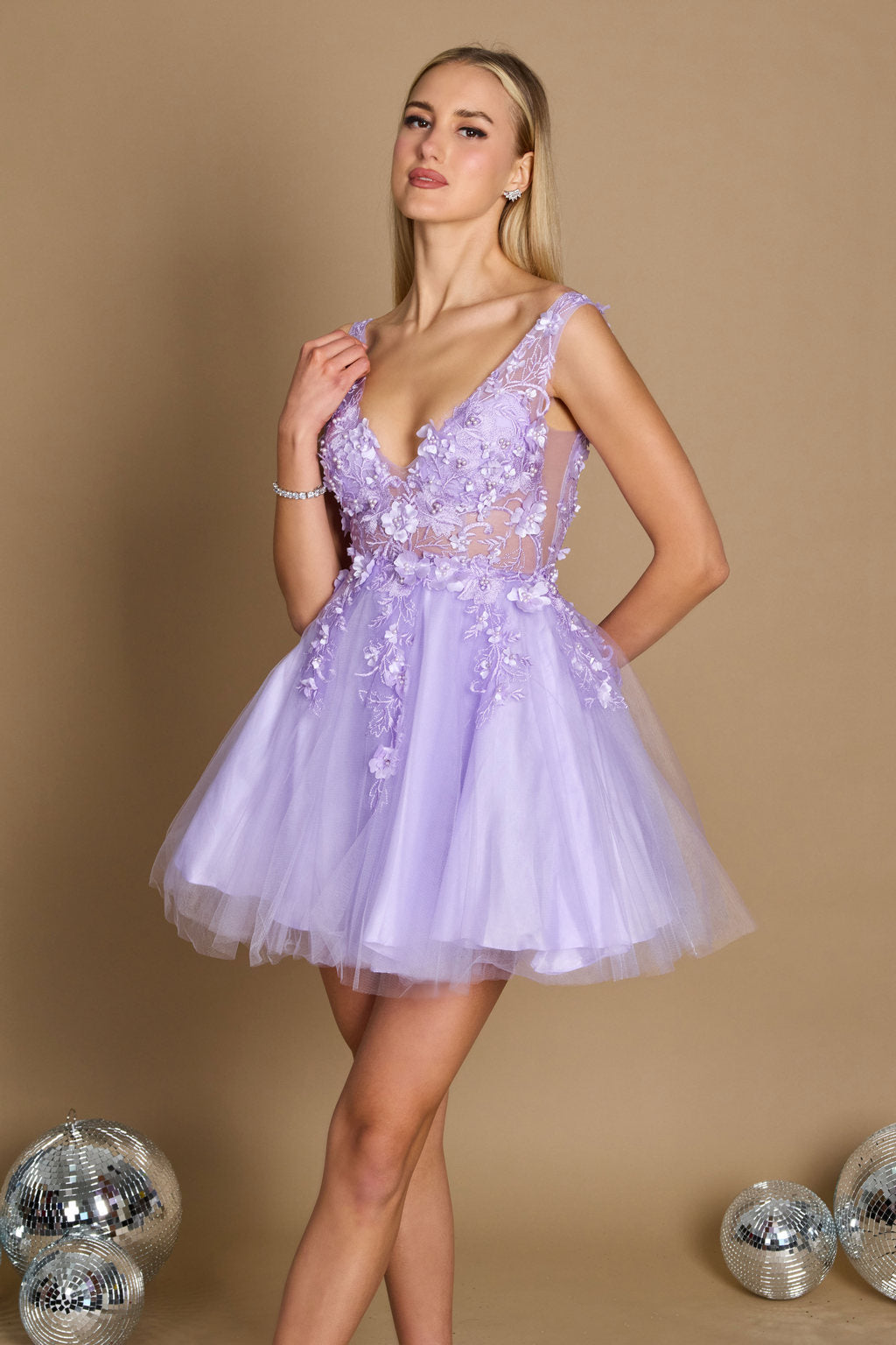 Homecoming Dresses Short Formal Graduation Sexy Prom Dress Lilac