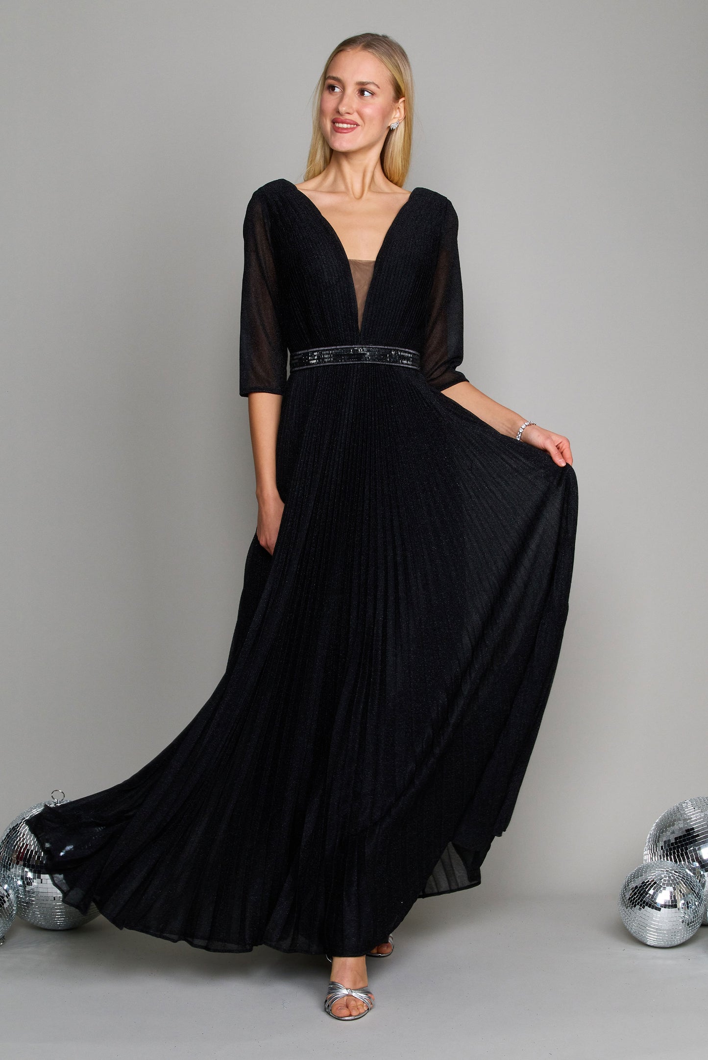 Formal Dresses Long Sleeve Formal Evening Dress Black