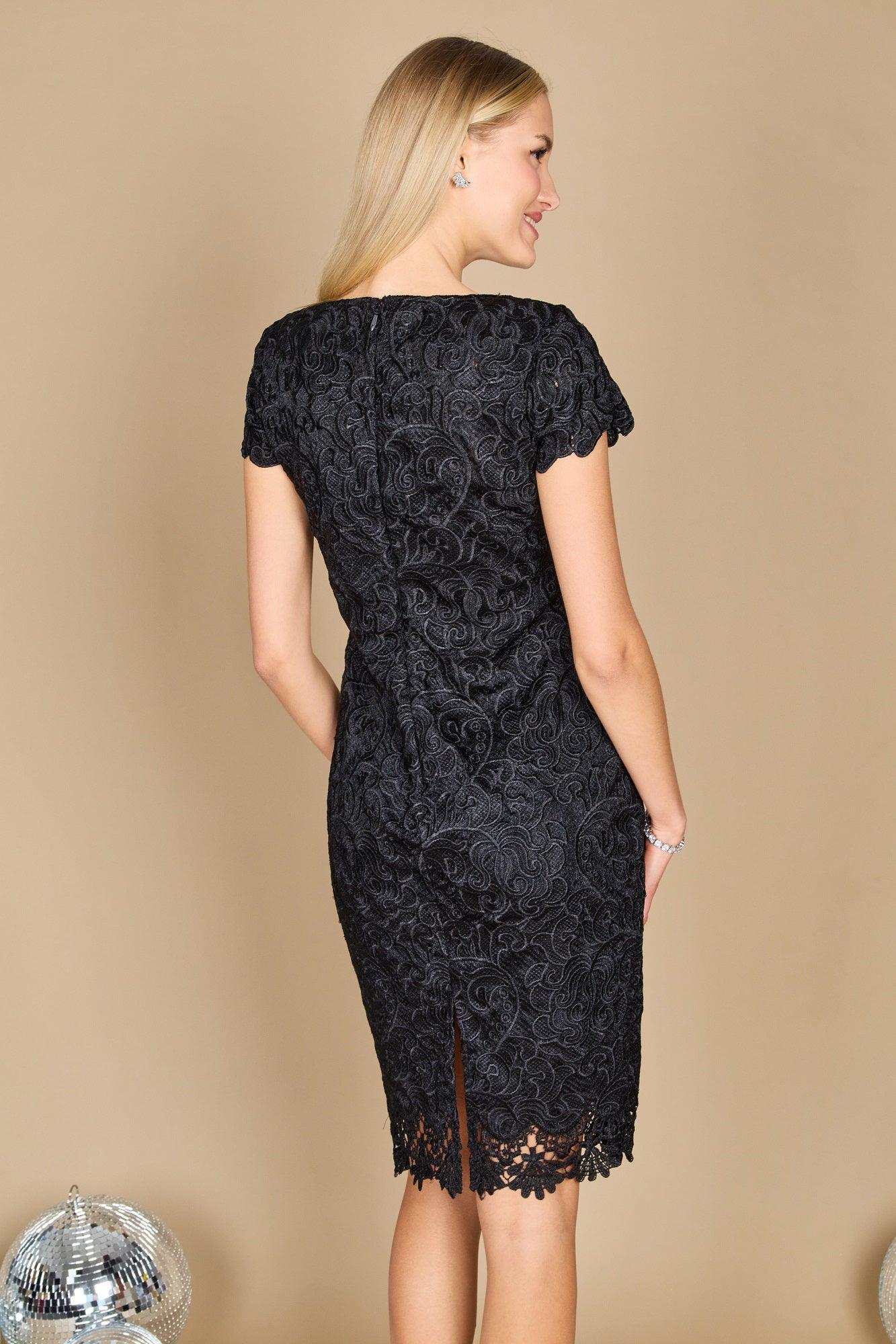 Cocktail Dresses Short Lace Formal Evening Cocktail Dress Black