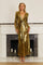 Formal Dresses Long Sexy Semi Formal Metallic Dress Gold