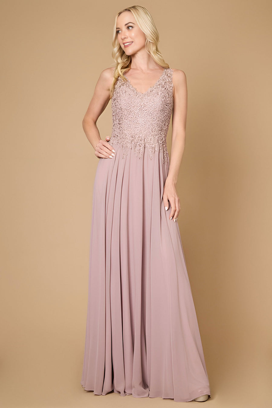 Formal Dresses Long Formal Dress Plus Size Evening Gown Mauve