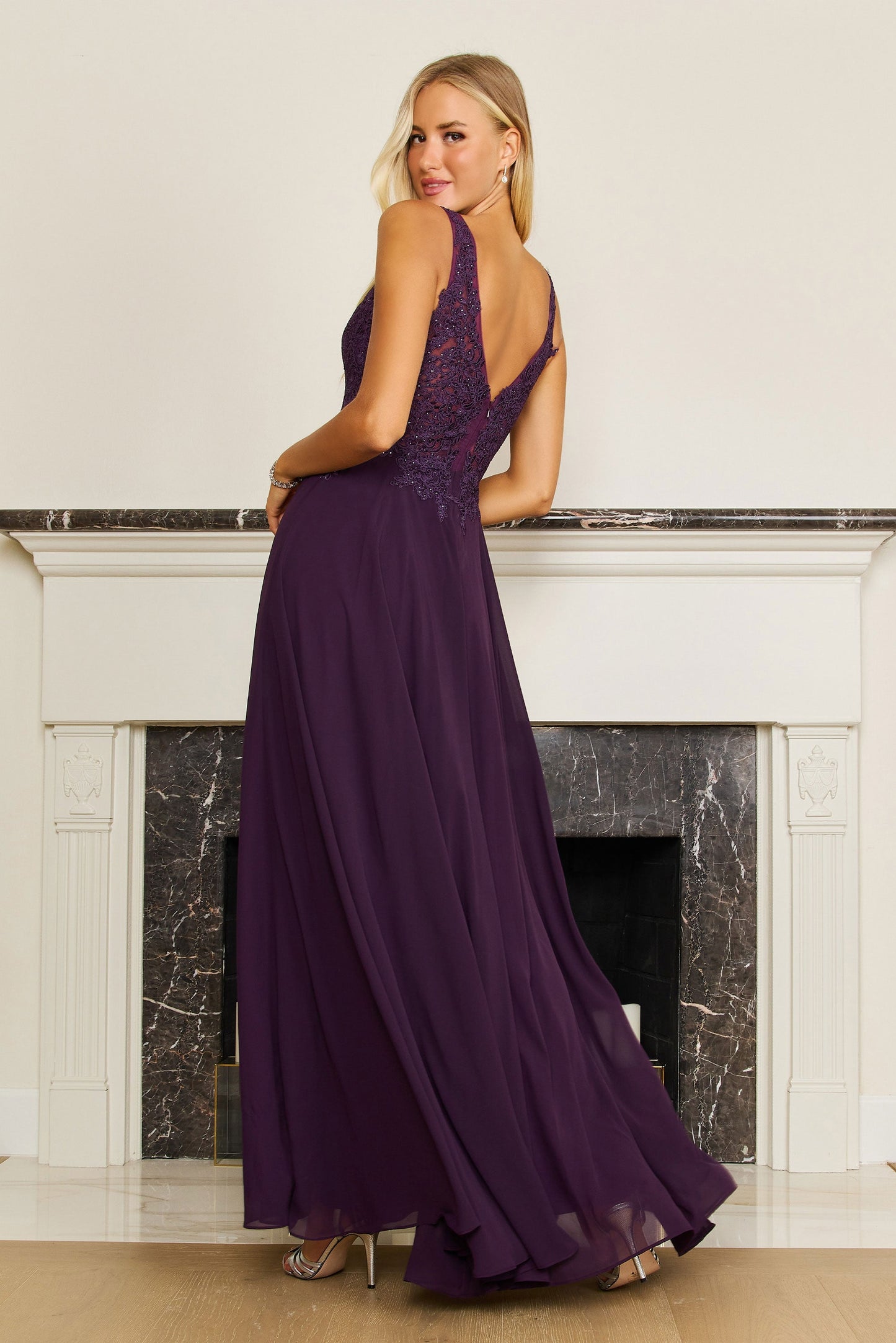 Formal Dresses Long Formal Dress Plus Size Evening Gown Plum