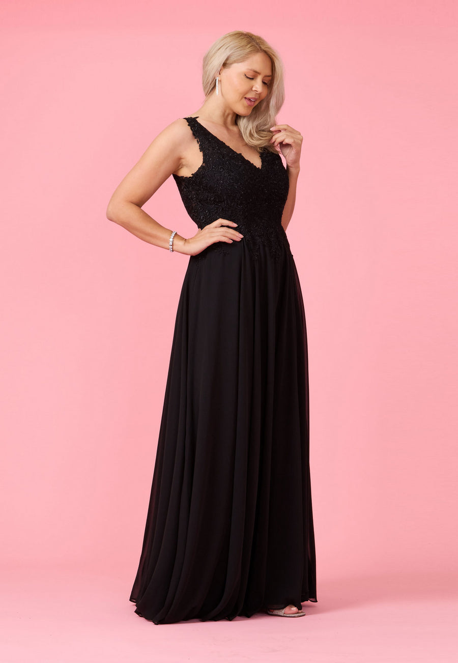 Formal Dresses Long Formal Dress Plus Size Evening Gown Black