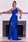 Prom Dresses Side Cut Out Sexy Prom Formal Dress Royal Blue