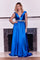 Formal Dresses Long Formal Royal Blue Beaded Belt Dress Royal Blue