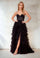 Prom Dresses Long Formal Corset Prom Ball Gown Black