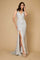 Formal Dresses Long Hand Beaded Couture Sequin Formal Dress Silver