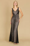 Formal Dresses Long Formal Fitted Black Tie Evening Dress Black