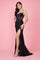 Prom Dresses Long Beaded Formal Corset Prom Dress Black Black