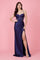 Prom Dresses Long Beaded Formal Corset Prom Dress Navy Navy