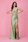 Prom Dresses Long Beaded Formal Corset Prom Dress Sage Sage