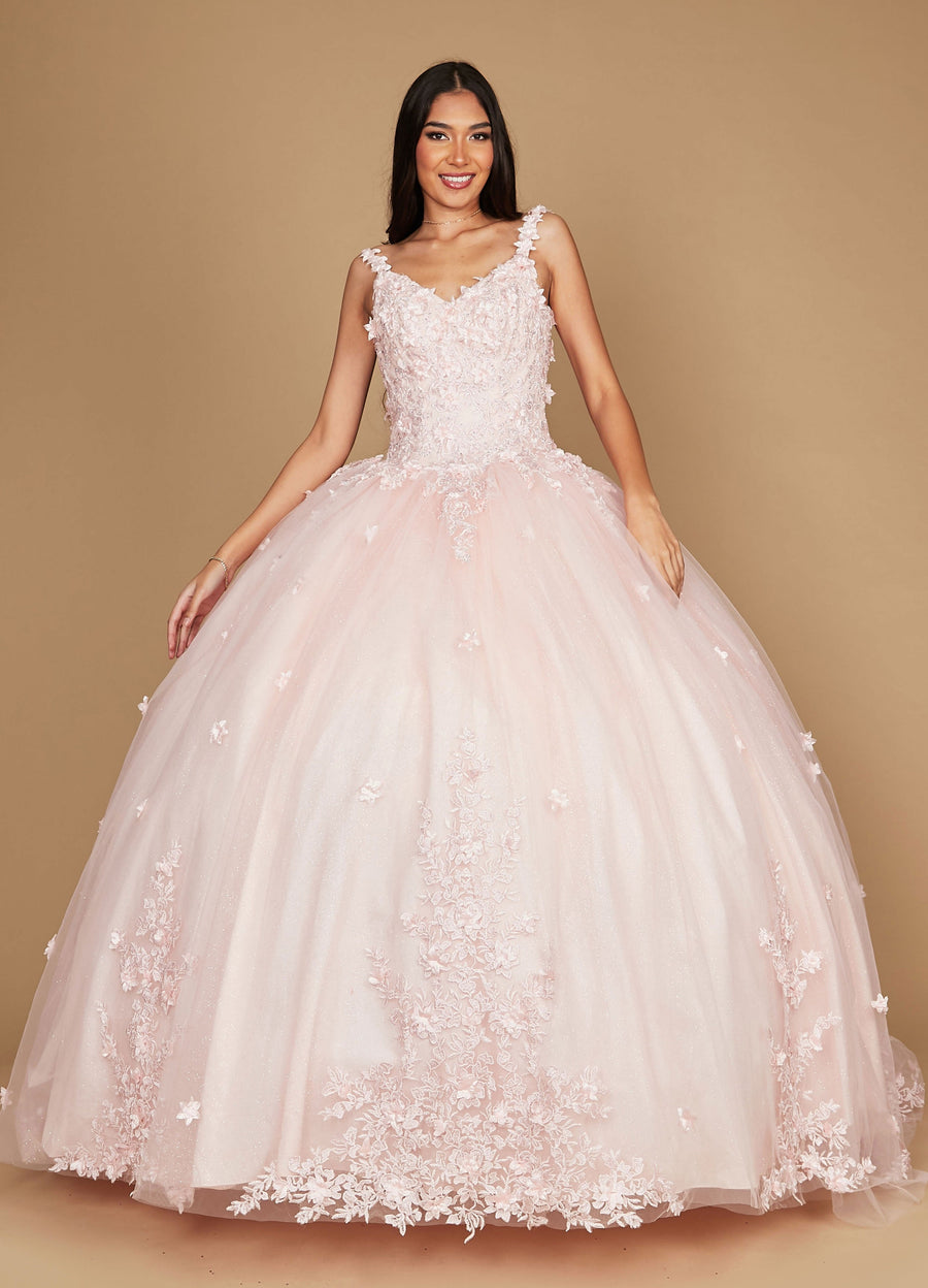 Quinceniera Dresses Long Sweet 16 Quinceanera Ball Gown Blush