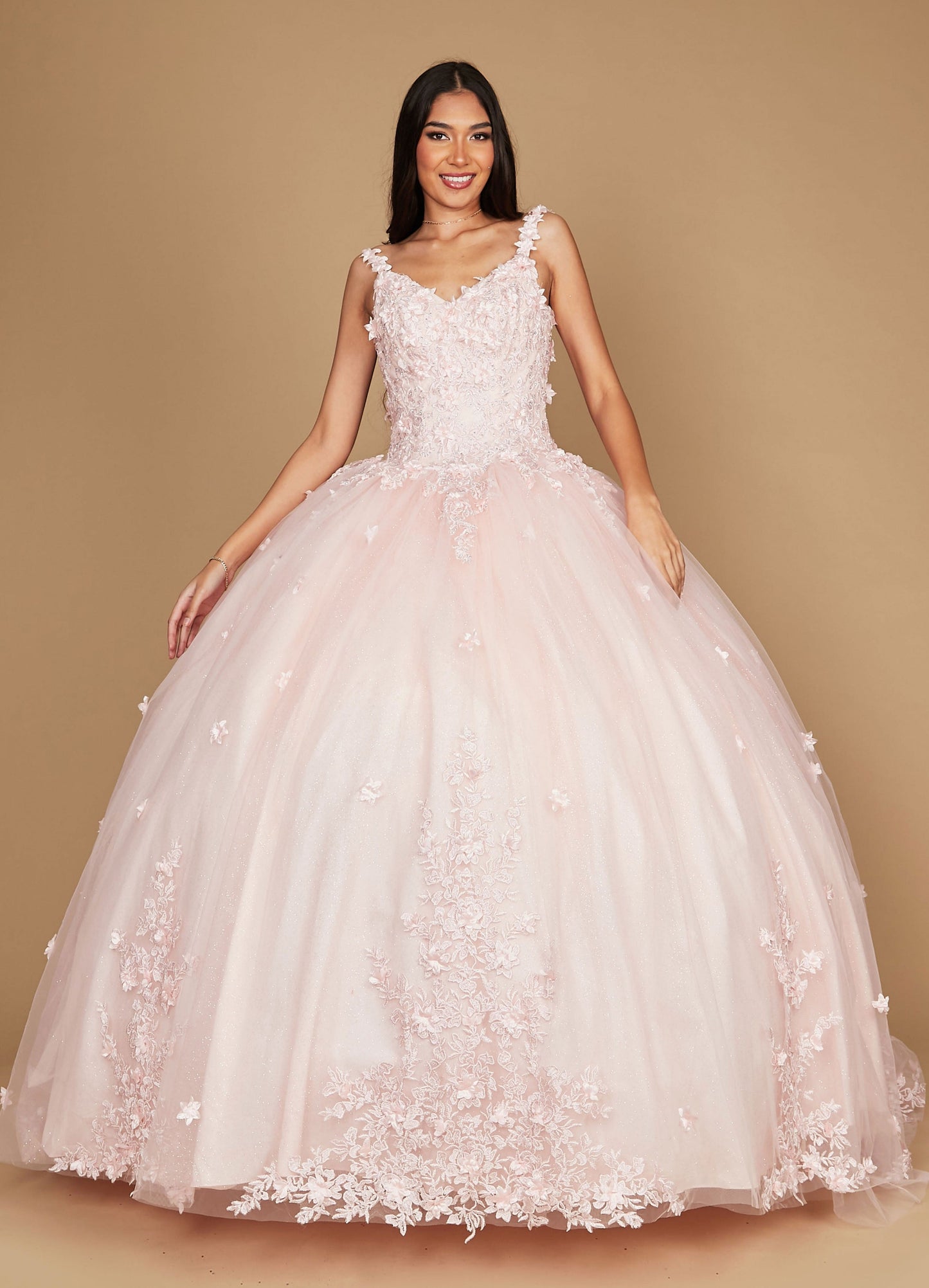 Quinceniera Dresses Long Sweet 16 Quinceanera Ball Gown Blush