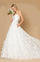 Wedding Dresses Long Strapless Embroidery Wedding Dress Off White