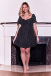 Cocktail Dresses Short Sleeve Cocktail Dress Black