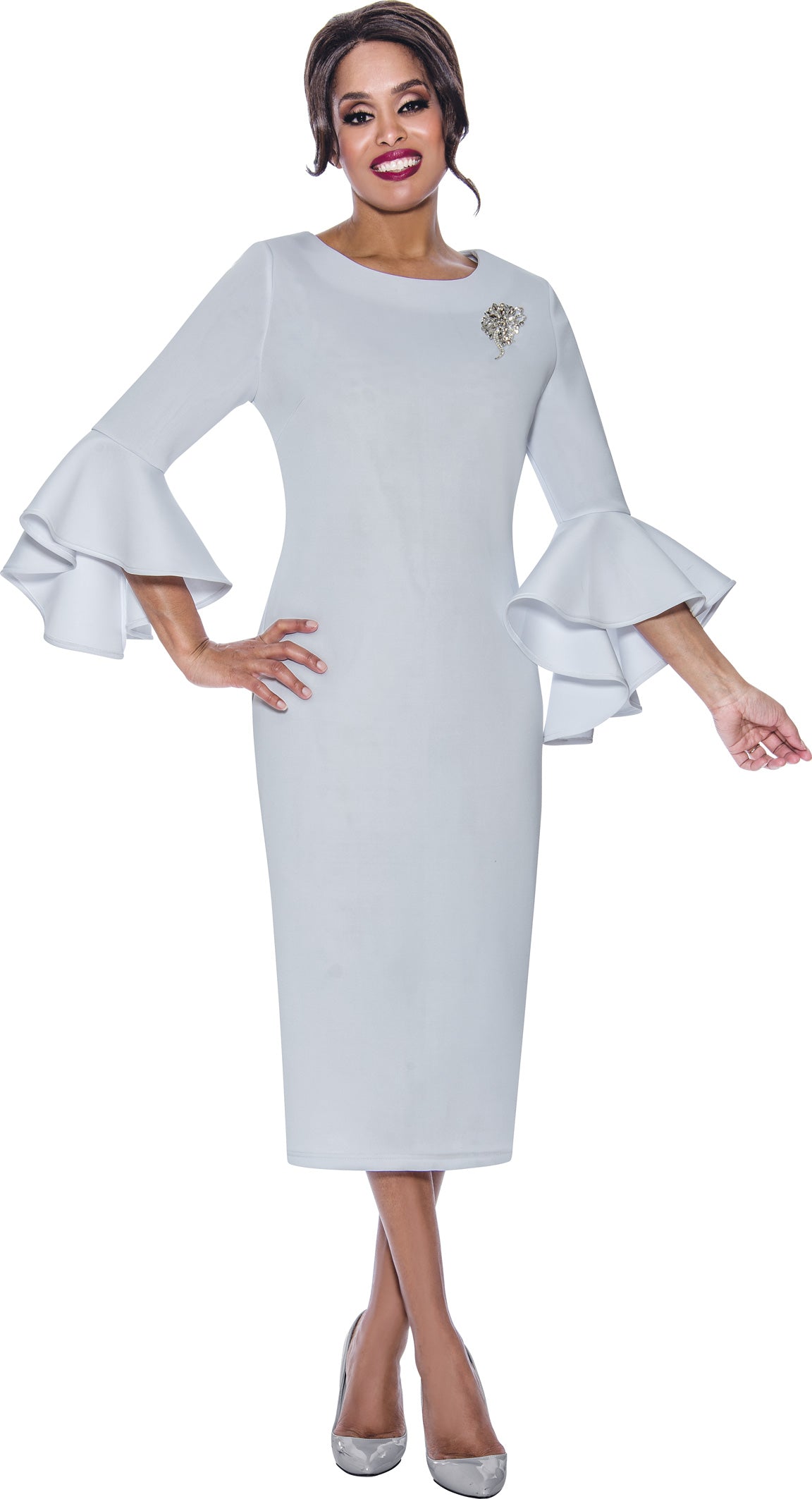 Mother of the Bride Dresses Mother of the Bride Cocktail Midi Dress White