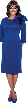 Plus Size Dresses Plus Size Fitted Midi Cocktail Dress Royal