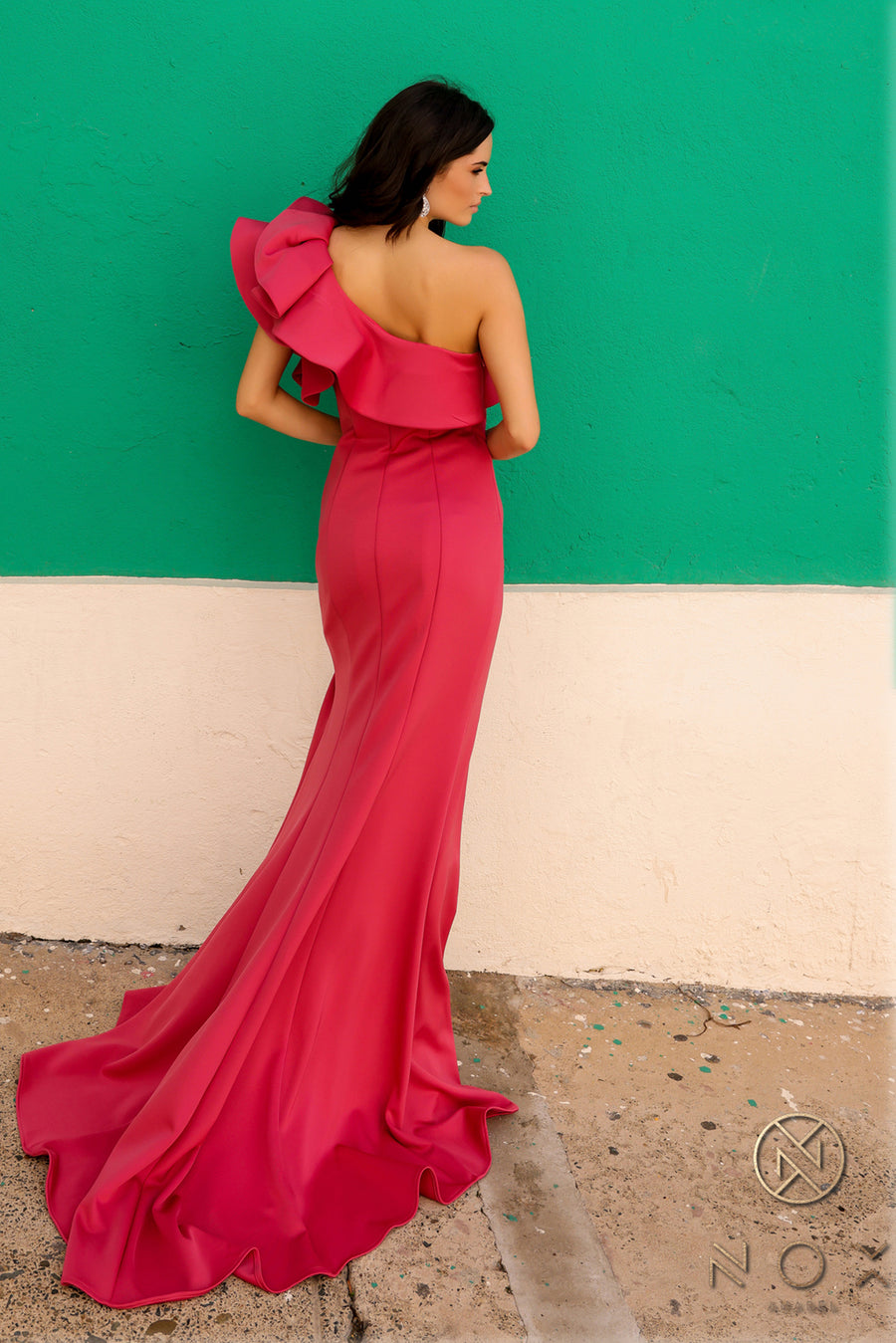 One Shoulder Sexy Long Prom Dress - The Dress Outlet