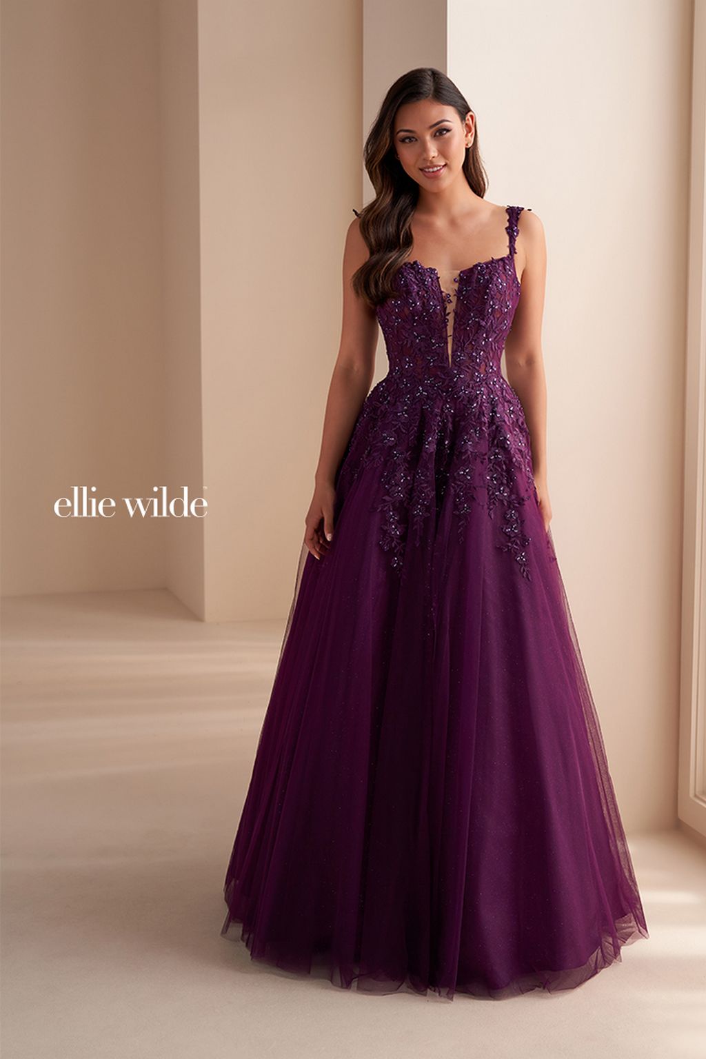 Prom Dresses Long Ball Gown Prom Dress Dark Plum