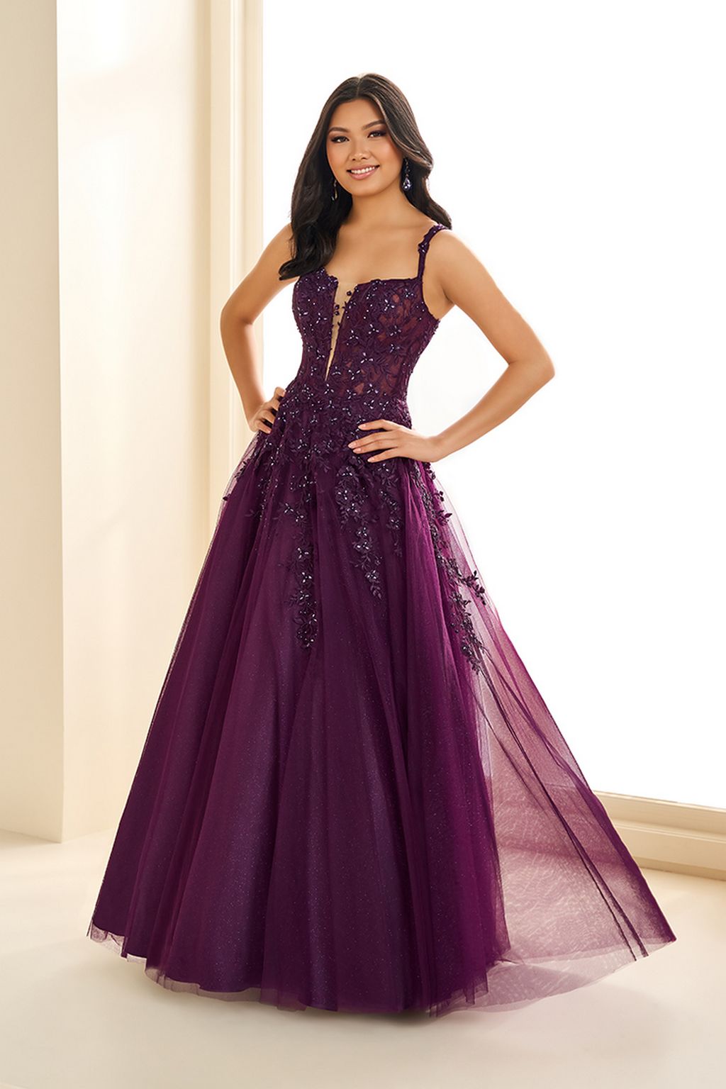 Prom Dresses Long Ball Gown Prom Dress Dark Plum