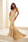 Prom Dresses Mermaid Prom Long Formal Gown Gold