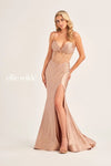 Prom Dresses Fitted Prom Formal Long Gown English Rose