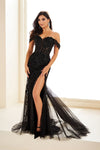 Prom Dresses Long Formal Glitter Evening Prom Dress Black