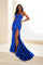 Prom Dresses Long Corset Slit Formal Prom Dress Royal Blue