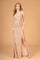 Prom Dresses Sequin Long Prom Slit Dress Gold