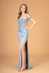 Prom Dresses Long Prom Mermaid Dress Smoky Blue