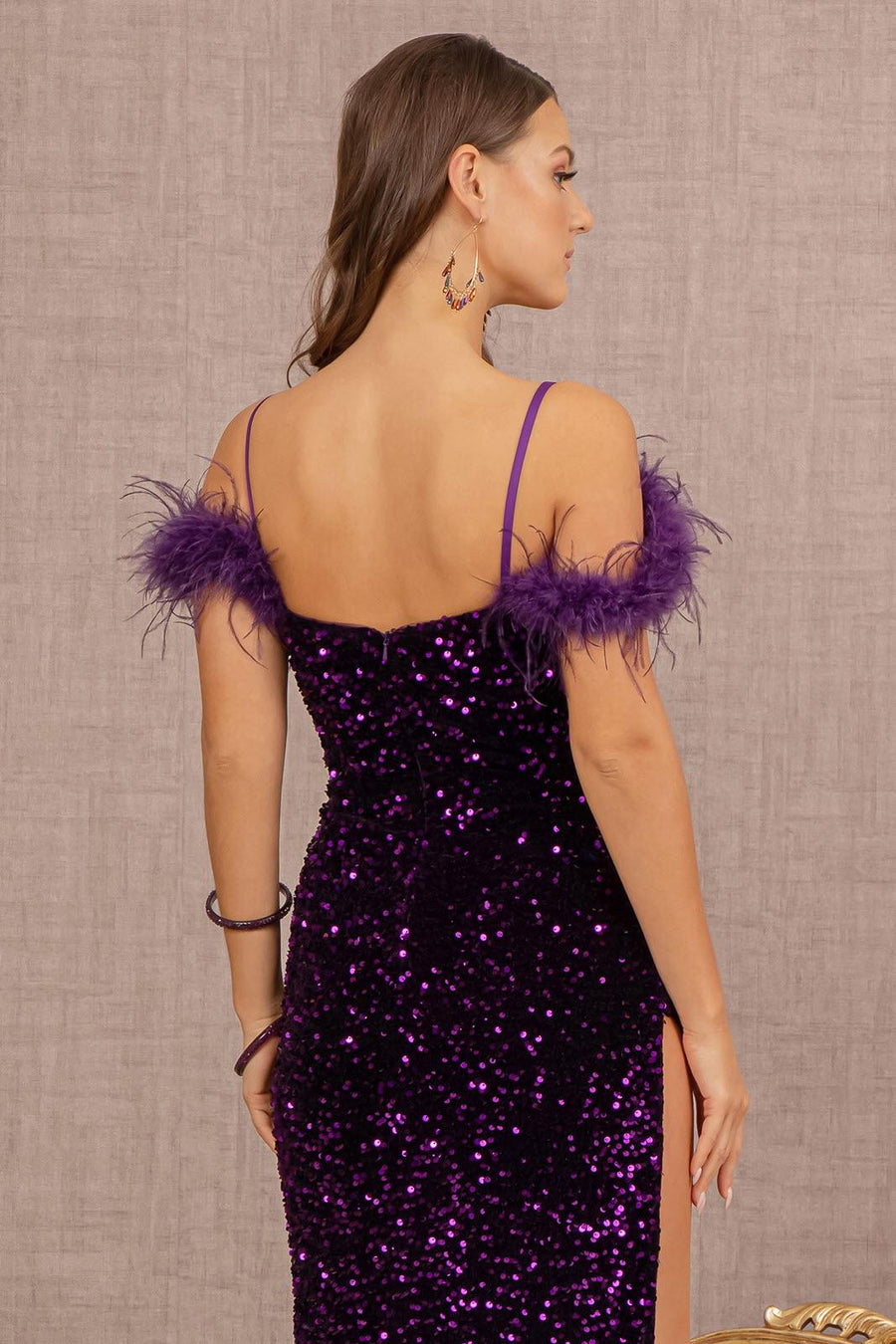 Prom Dresses Prom Long Velvet Mermaid Dress Purple