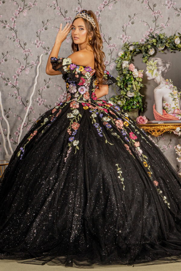 Quinceniera Dresses Long Quinceanera Ballgown Black