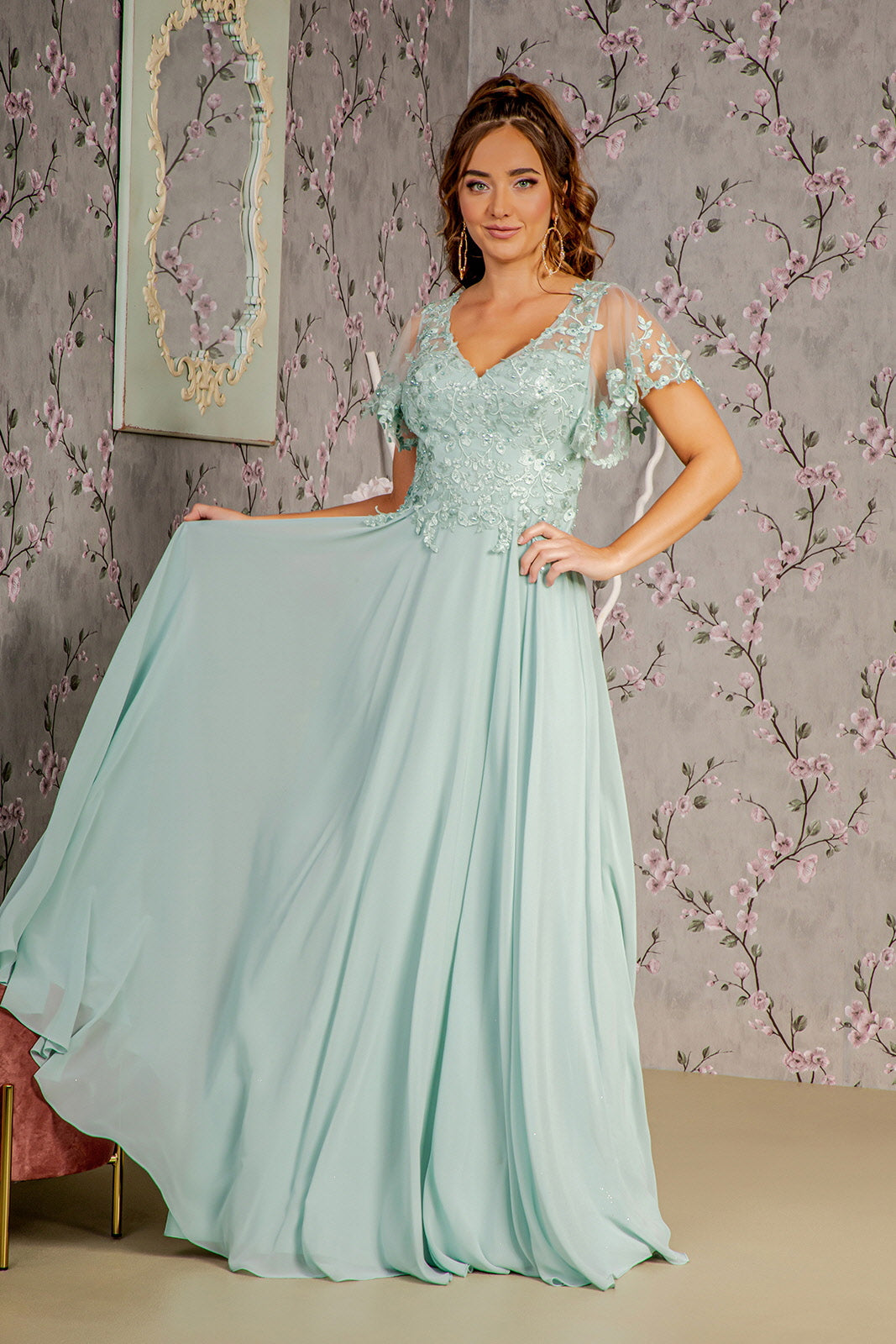 Sage Mother of the Bride Long Formal A Line Dress for $228.0 – The Dress  Outlet