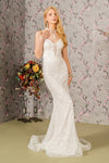 Wedding Dresses Long Mermaid Wedding Gown Ivory