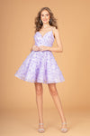 Cocktail Dresses Homecoming Babydoll Short Dress Lilac