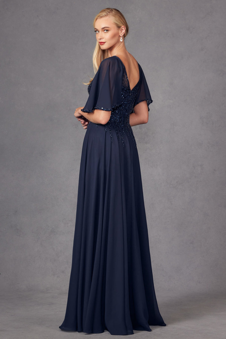 Mother of the Bride Dresses Long Formal Mother of The Bride Dress Navy Blue