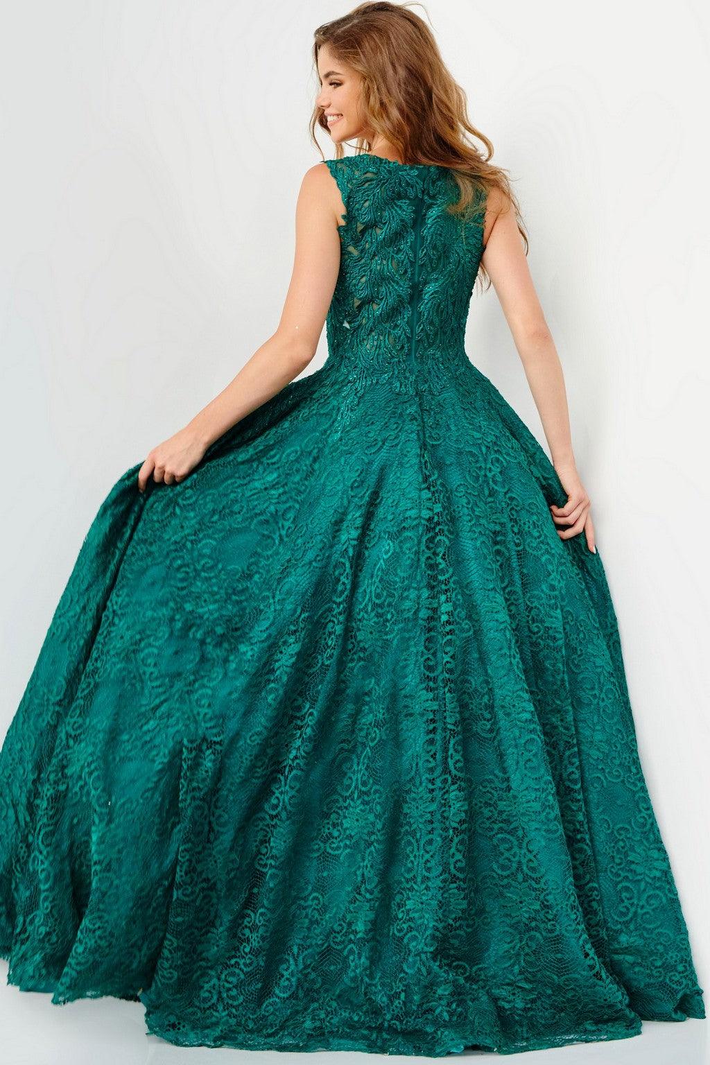 Prom Dresses Long A-Ling Evening Gown EMERALD