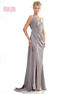 Formal Dresses Long Beaded Formal Mother of the Bride Dress Taupe